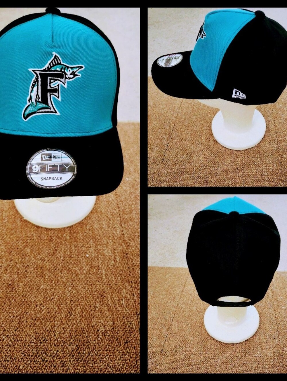 FLORIDA MARLINS MLB BASEBALL SNAPBACK HAT.